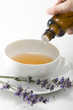 Herbal medicine. Isolated on white. Studio shot.