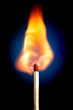 Igniting match