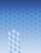 Hexagon Blue Background