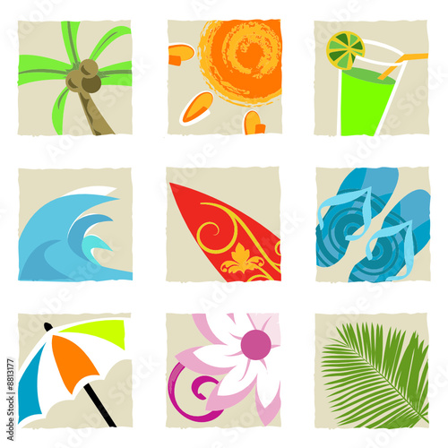 summer graphics vector