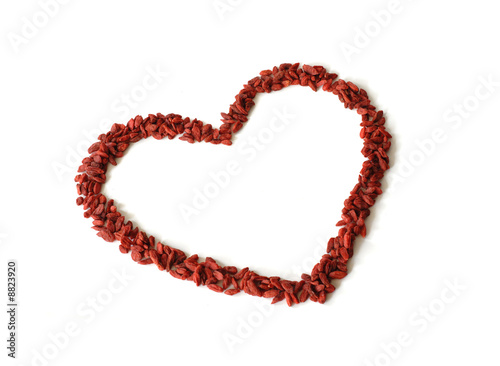 Photo: Goji Berries Heart Goji Berries Heart