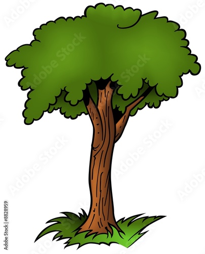 dates tree cartoon. Tree 07 - cartoon illustration