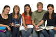 Photo: Diverse group of students studying Diverse group of students studying