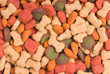 Colorful  Pet Food Detail Background