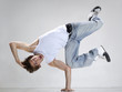 stylish and cool looking dancer posing