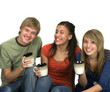 Photo: Diverse group of happy students drinking coffee/tea Diverse group of happy students drinking coffee/tea