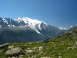 Le Mont Blanc depuis Chamonix Le Mont Blanc depuis Chamonix