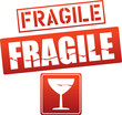 vector fragile caution stickers vector fragile caution stickers