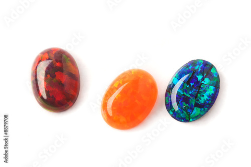 Photo: Jeweler stones - lab grown opals of wonderful colors and fire. Jeweler stones - lab grown opals of wonderful colors and fire.
