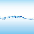 Water Wave With Bubbles