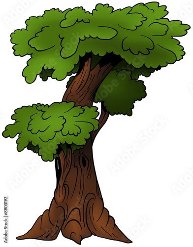 dates tree cartoon. Tree 09 - cartoon illustration