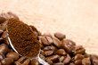 coffee beans concept background, copy space for the text coffee beans concept background, copy space for the text