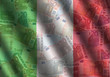 rippled Euros and Italian flag background illustration rippled Euros and Italian flag background illustration