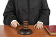 A female judge in a courtroom. Shallow depth of field A female judge in a courtroom. Shallow depth of field
