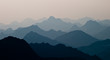 View from Aneto mountain. Spanish Pyrenees.