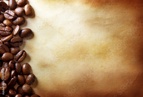 Photo: Coffee grunge background Coffee grunge background