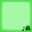 Cartoon frog layout