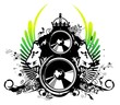 Rasta music logo