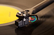 Photo: Close-up image of a turntable Close-up image of a turntable