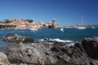 collioure et les rochers