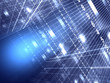 abstract digital dark blue urbanism luminous background