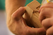 Carpenter In Workshop