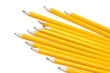 pencils on white background pencils on white background