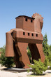 Famous Trojan horse in ancient city of Troy