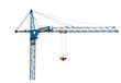 Building crane isolated on white. Building crane isolated on white.