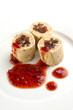 Traditional food from Great Britain named Spotted dick