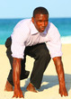 Sprinting Businessman