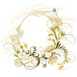 Decorative Frame With Floral Ornament Decorative Frame With Floral Ornament