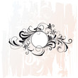 Vektor: Circle Decorative Flourishes Ornament Circle Decorative Flourishes Ornament