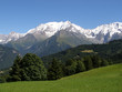 Mont Blanc vu des Communailles en été Mont Blanc vu des Communailles en été