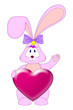 pink rabbit