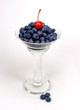 Blueberry Glass with Cherry Blueberry Glass with Cherry