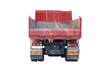 red lorry isolated on a white background red lorry isolated on a white background