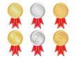 Set of winning medals