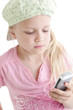 Young girl with mobile phone