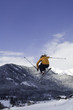 Skiflieger in den Alpen