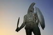 Sparta, Greece. Statue of king Leonidas at Sparta, Greece Sparta, Greece. Statue of king Leonidas at Sparta, Greece