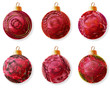 rote Christbaumkugeln