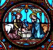 la nativité christmas steelglass