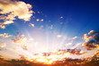Dramatic sunrise