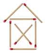 Streichholz Haus Streichholz Haus