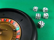 roulette and cubes gamble casino win or loose bet game