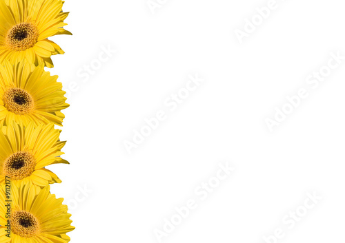 Photo: White page decor with flowers White page decor with flowers