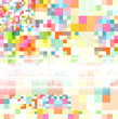 Ilustración: fond pixels multico fond pixels multico