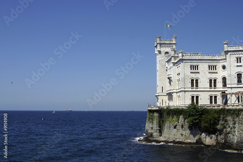 Photo: The Miramare Castle is a 19th century castle The Miramare Castle is a 19th century castle