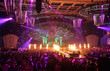 in nightclub. big concert.